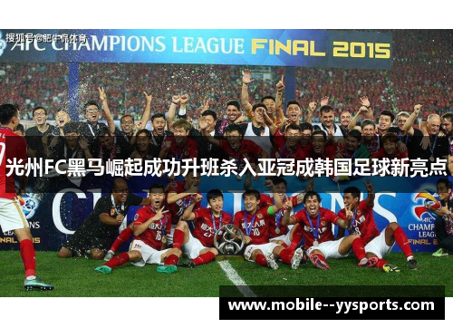 光州FC黑马崛起成功升班杀入亚冠成韩国足球新亮点 光州FC黑马崛起成功升班杀入亚冠成韩国足球新亮点