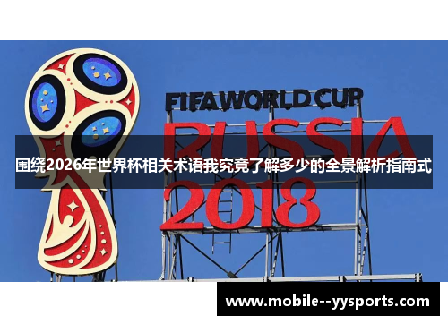 围绕2026年世界杯相关术语我究竟了解多少的全景解析指南式